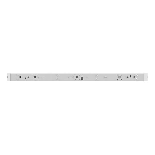 2 metre LED batten light fitting front view with cover removed